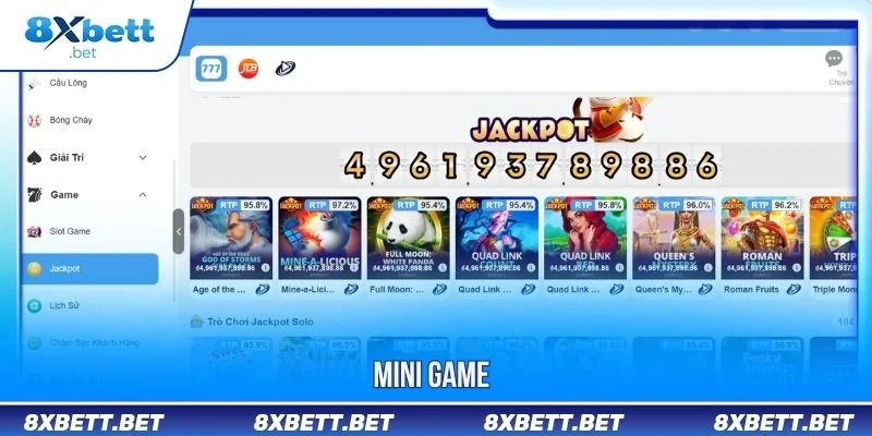 8XBET node 12 Mini game phù hợp với người chơi muốn trải nghiệm nhanh